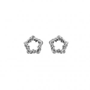 Hot Diamonds Sterling Silver Vine Star Earrings