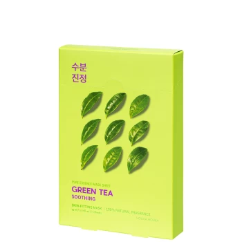 Holika Holika Pure Essence Mask Sheet (5 Masks) 155ml (Various Options) - Green Tea