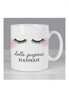 Personalised Eyelashes Mug