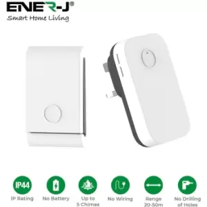 Ener-J Wireless Kinetic Doorbell and Chime - wilko