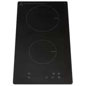 Montpellier INT31NT 13A 30cm 2 Zone Induction Domino Hob in Black Plug