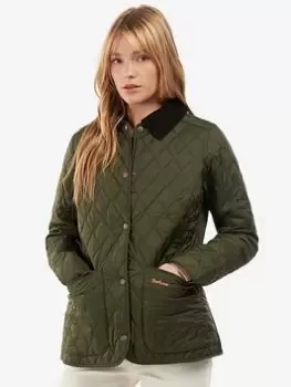 Barbour Annandale Quilted Jacket - Green, Size 12, Women
