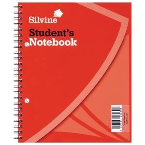 Silvine Ruled Student Notebook 229x178mm 120 Pages Pack of 12 139