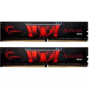 G.Skill Aegis PC RAM kit DDR4 32GB 2 x 16GB Non-ECC 3000 MHz 288-pin DIMM CL16-18-18-38 F4-3000C16D-32GISB