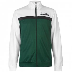 Diadora 5 Palle Jacket - White/Green