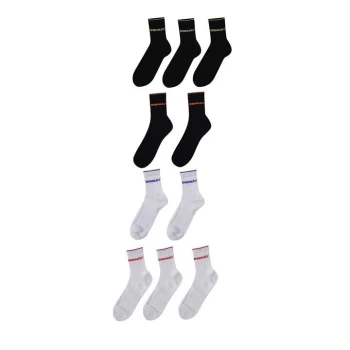 Donnay 10 Pack Quarter Socks Mens - Bright Asst
