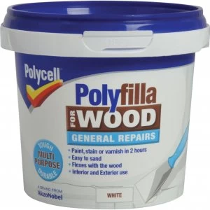 Polycell Polyfilla for Wood General Repairs White 380g