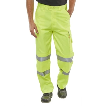 Poly Cotton Trousers EN471 Saturn Yellow - Size 40S
