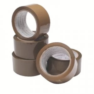 Nice Price Buff Packaging Tape 50 mmx66m Pack of 6 WX27010