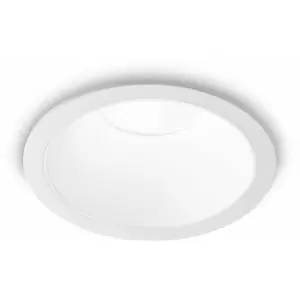 01-ideal Lux - White recessed spot GAME 1 aluminum bulb