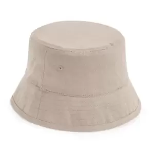 Beechfield Childrens/Kids Organic Cotton Bucket Hat (M-L) (Sand)