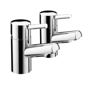 Bristan Prism Bath Pillar Taps Chrome - 532167