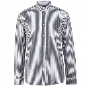 Pierre Cardin Bold Stripe Long Sleeve Shirt Mens - Navy/White