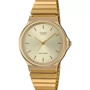 Casio 'Collection' Gold Plated Stainless Steel Quartz Watch