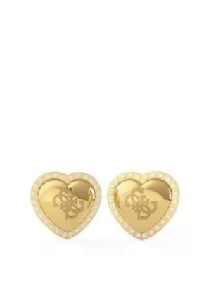 Guess Guess That'S Amore Ladies Stud Earrings