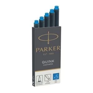 Parker Quink Liquid Ink Single Use Fountain Pen Cartridge Refills