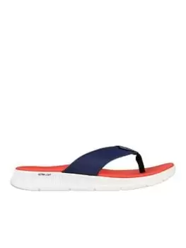 Skechers 229035 - Go Consistent Sandal - Synthwave Sandle, Navy/Red, Size 7, Men