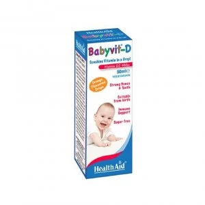 Health Aid BabyVit D Orange Flavour Drops 50ml