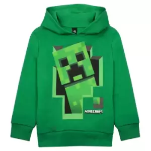 Minecraft Boys Inside Creeper Hoodie (9-10 Years) (Green)