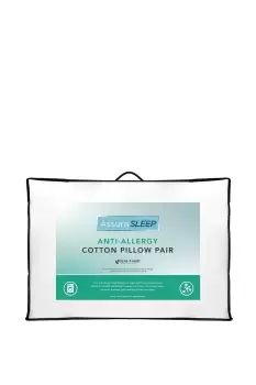 Pure Cotton Anti Allergy Pillow Pair With Micro-Fresh