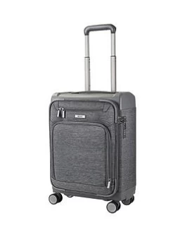 Rock Luggage Parker 8-Wheel Suitcase Cabin - Grey