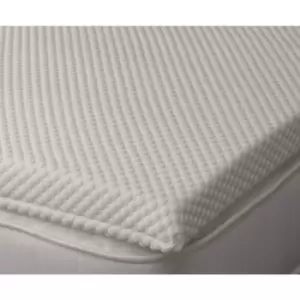 Double Cool Quilted Luxurious Memory Foam 1 Deep Mattress Topper - 135x190cm - The Sleep People