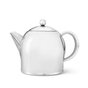 Bredemeijer Teapot Double Wall Minuet Santhee Design 1.4L in Polished Steel