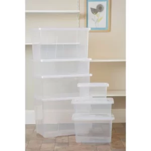 Wham 7 Piece Multisize Crystal Box and Lid Set