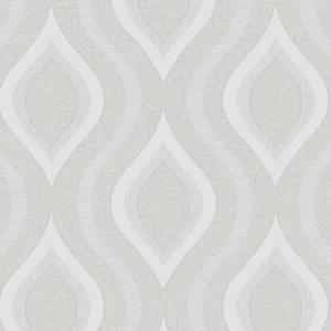 Fine Decor Fine Decor Quartz Geometric Wallpaper - Silver
