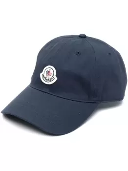 MONCLER Logo-Patch Detail Baseball Cap Navy
