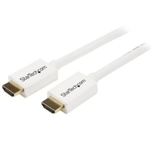1m (3 ft) White CL3 In-wall High Speed HDMI Cable HDMI to HDMI - M/M