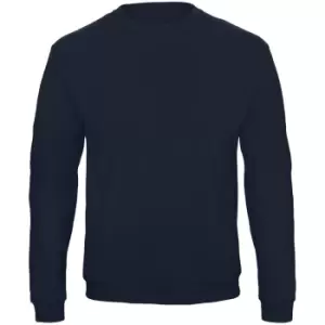 B&C Adults Unisex ID. 202 50/50 Sweatshirt (2XL) (Navy Blue)