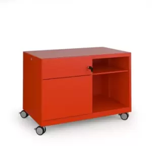 Bisley Bisley steel caddy left hand storage unit 800mm - red