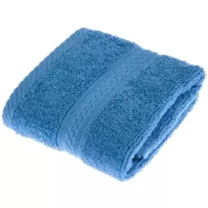 HOMESCAPES Turkish Cotton Cobalt Blue Face Cloth - Cobalt Blue