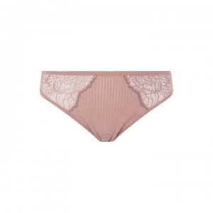 Florale Peony Tai Briefs - Dusty Pink