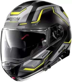 Nolan N100-5 Upwind N-Com Helmet, black-yellow Size M black-yellow, Size M