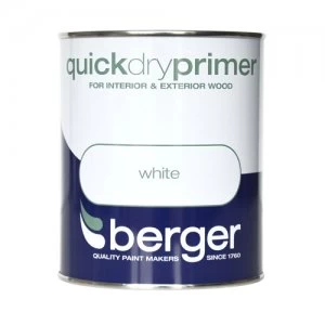 Berger Quick Dry Wood Primer - 750ml