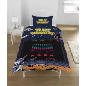 Space Invaders Coin Op Duvet Set (Single) (Multicoloured)