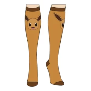 Pokemon Eevee Print Knee High Sock (1 Pack)