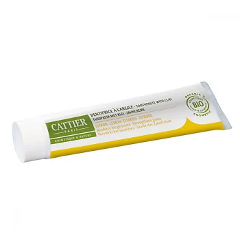 Cattier-Paris Dentargile Clay Lemon Toothpaste - Strengthens gums