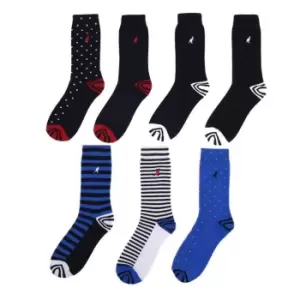 Kangol Formal Socks 7 Pack Ladies - Multi