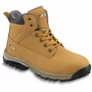 JCB WORKMAX Safety Work Boots Tan Honey Steel Toecap & Midsole - Size 13