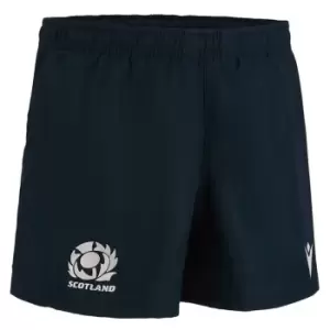 Macron Scotland 22/23 Training Shorts Mens - Blue