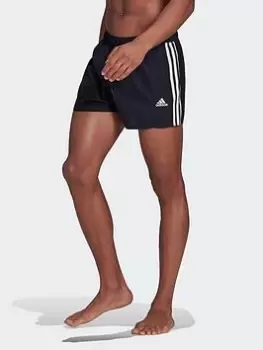 adidas Classic 3-stripes Swim Shorts, Green, Size 3XL, Men