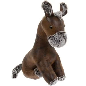 Faux Leather Horse Doorstop By Lesser & Pavey