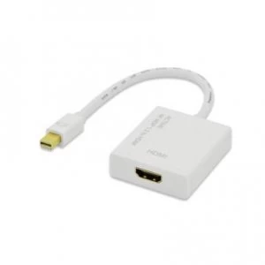 Ednet 84519 video cable adapter 0.2 m Mini DisplayPort HDMI White