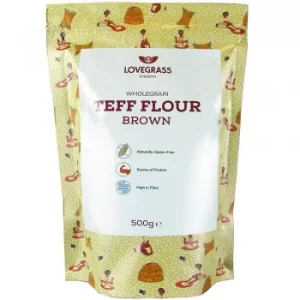 Lovegrass Ethiopia Wholegrain Brown Teff Flour 500g