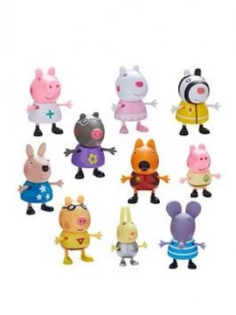 Peppa Pig Dress Up Figurines - 10 Pack