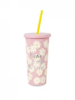 Kate Spade New York Kate Spade Tumbler with Straw, Love is all around, One Colour, Women