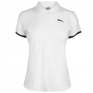Slazenger Court Polo Shirt Ladies - White